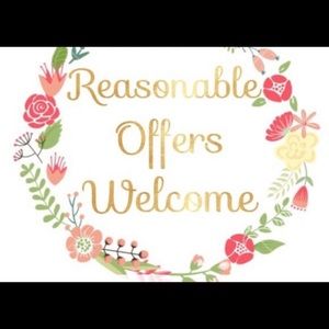 Im willing to negotiate on any item on my closet!!